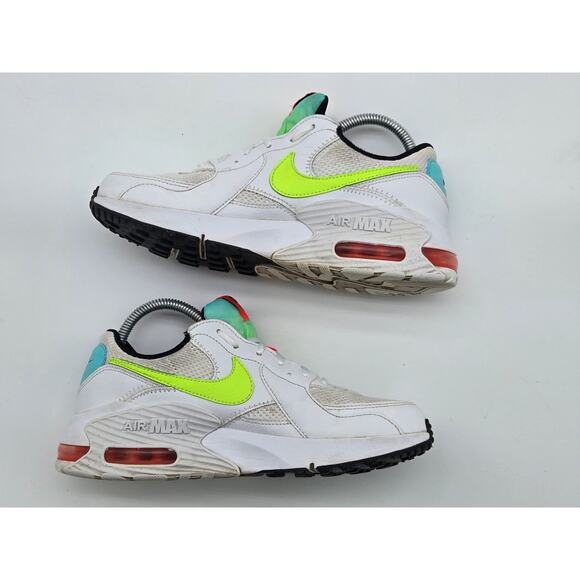 Nike Air Max,Size 8 ,Women's,White,Neon Green,Pink,Shoes CW5606-100 - Picture 4 of 8
